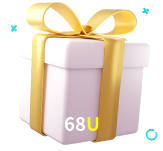 Receba seus bônus de boas-vindas no 68U BET